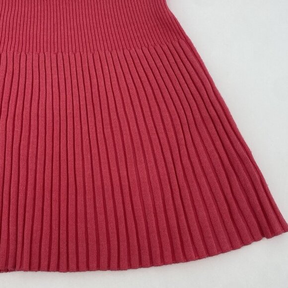 Aerie Women’s Size M Take Charge Wool Sweater Skirt Pink Punch 2778 - Picture 5 of 9